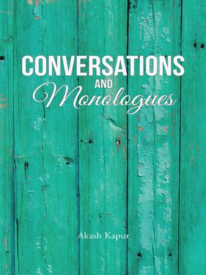 cover image of Conversations and Monologues